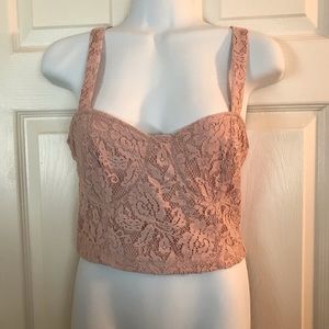 Charlotte ruse crop top size medium